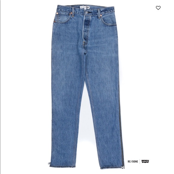 🥳HP💥RE/DONE✖️Levi’s High Rise Ankle Crop Jeans - Picture 2 of 10